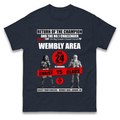 Jesus Christ Vs Santa Claus T Shirt