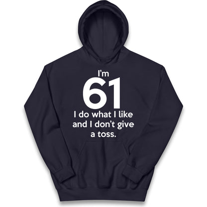 61th Birthday Kids Hoodie