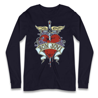 Bon Jovi Rock Band Longsleeve T Shirt 