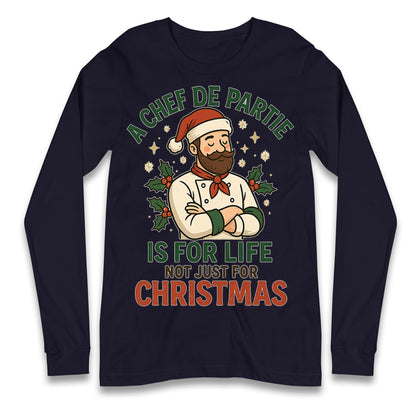Chef De Partie Christmas Longsleeve T Shirt