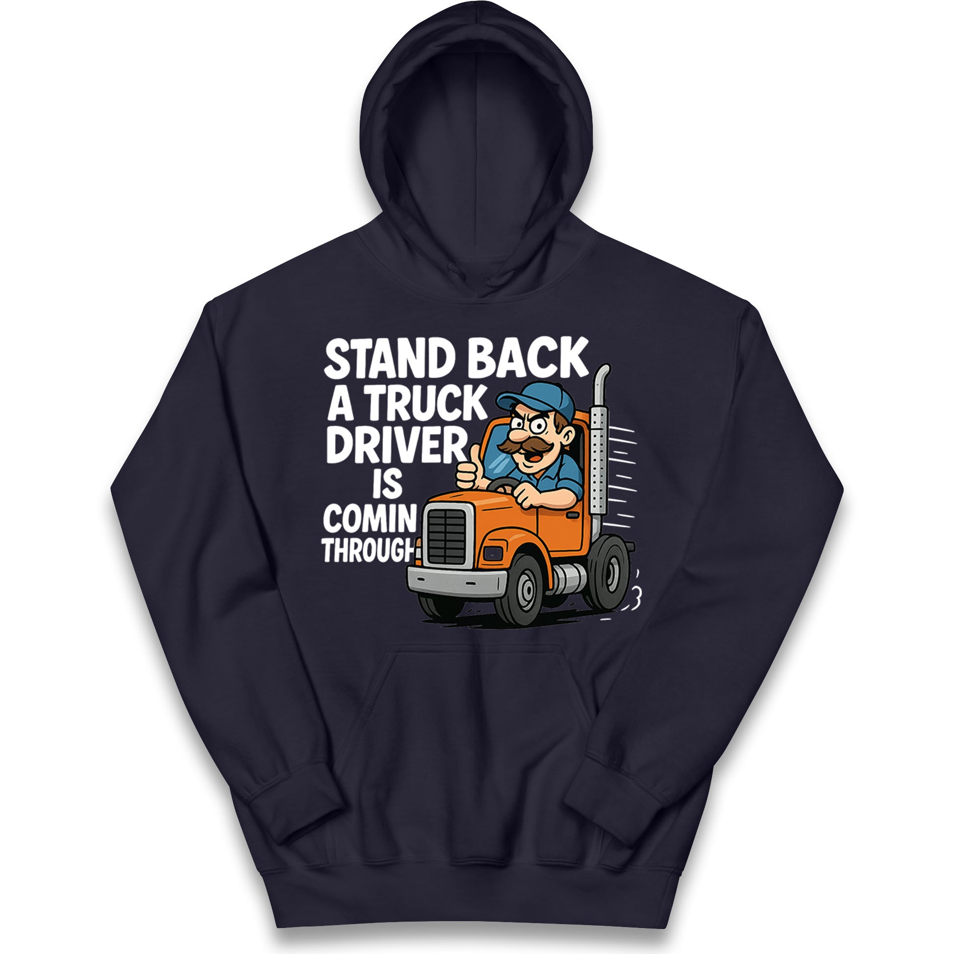 Truck Driver Kids Hoodie