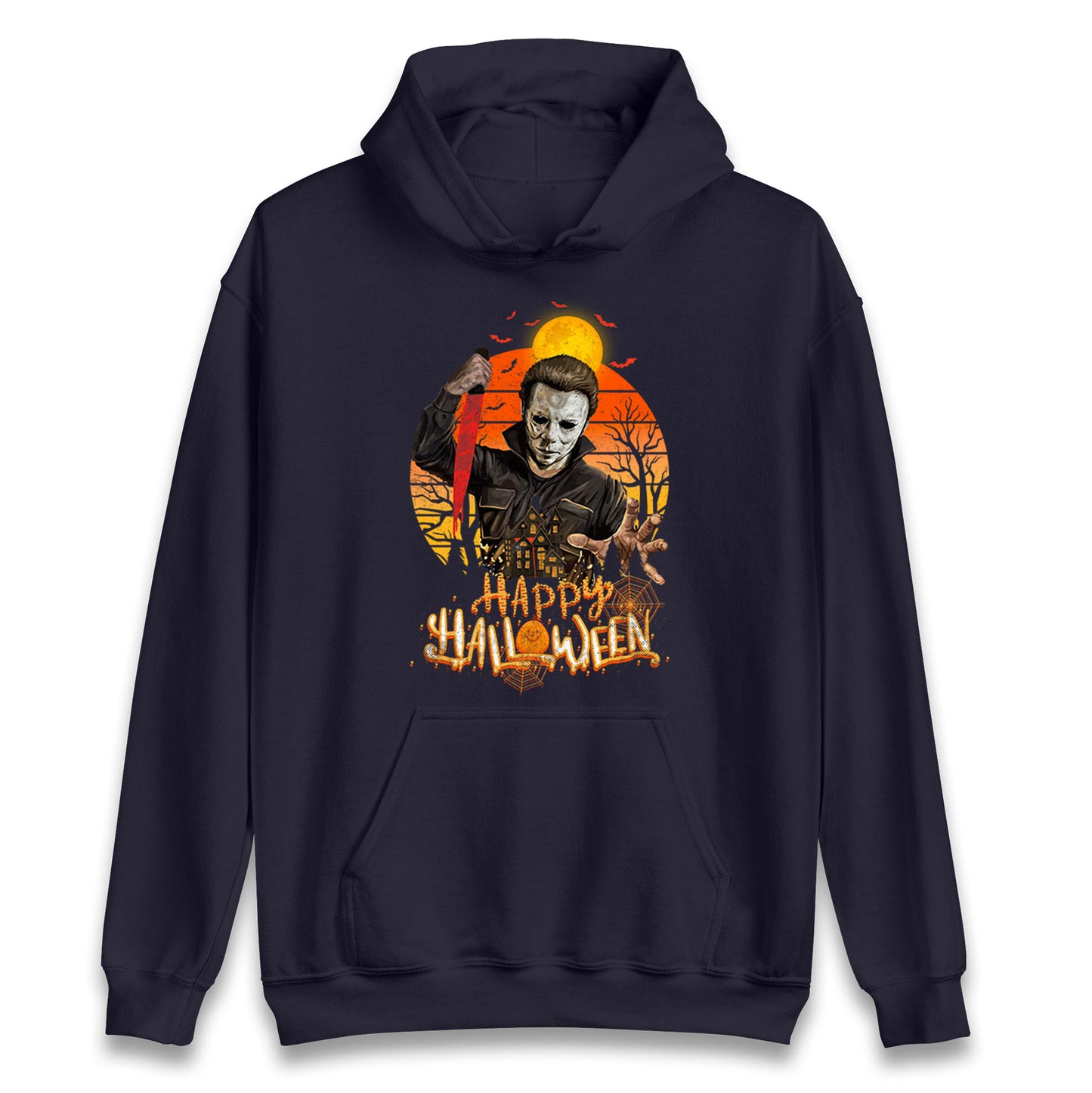 Michael Myers Happy Halloween Unisex Hoodie