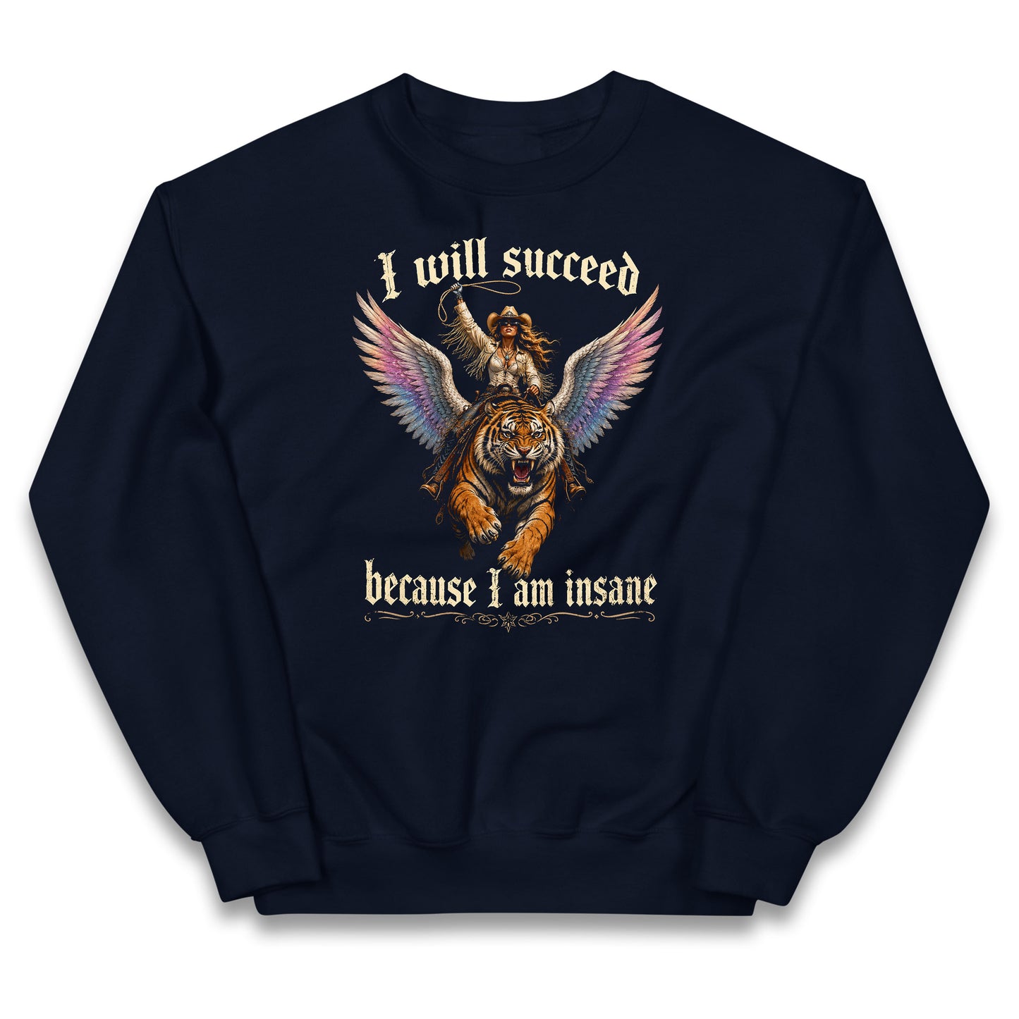 I Will Succeed Because I Am Insane Kids Jumper