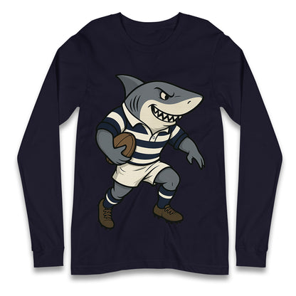 Retro Sale Sharks Rugby Union Longsleeve T Shirt