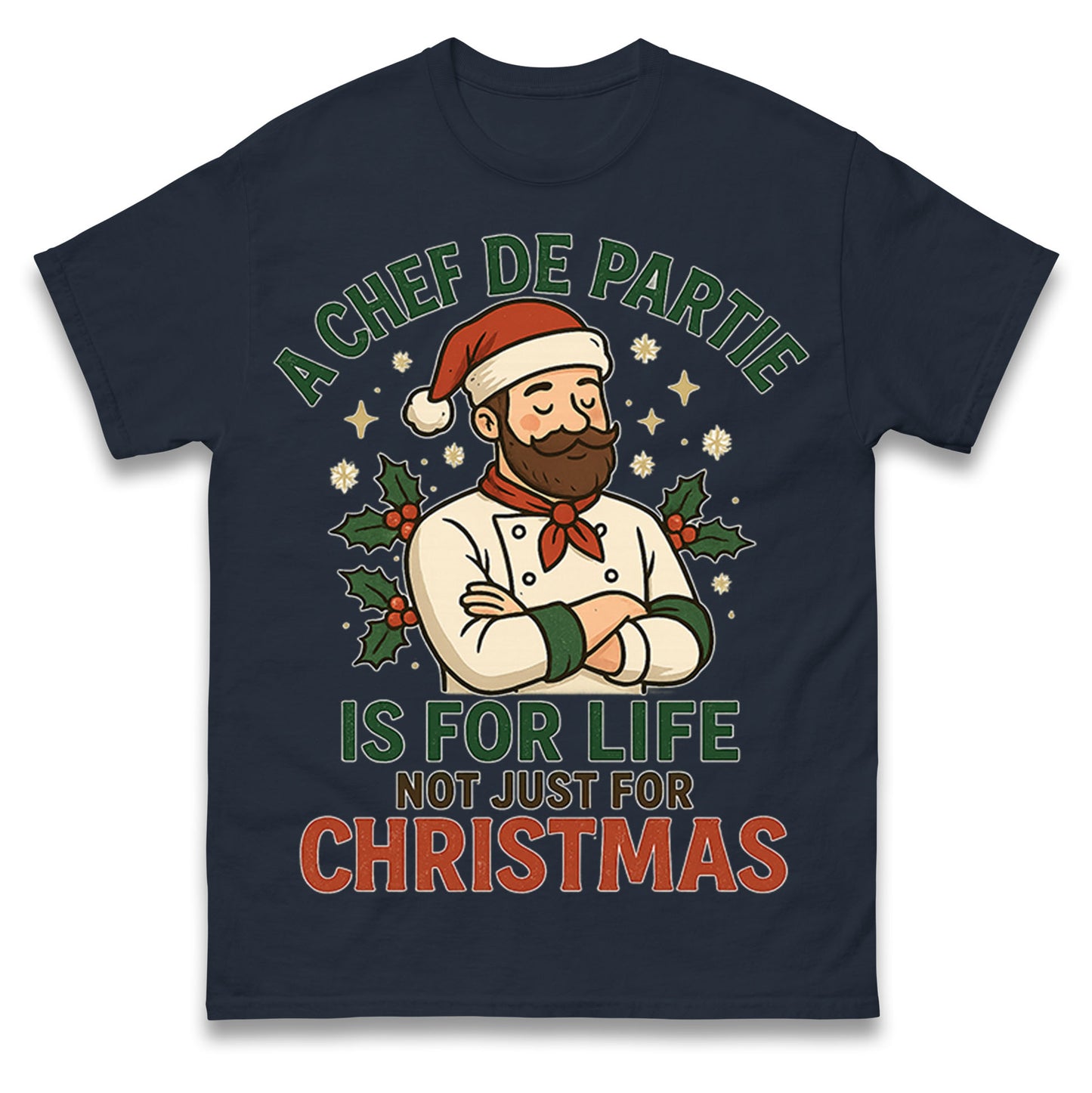 Chef De Partie Christmas T Shirt