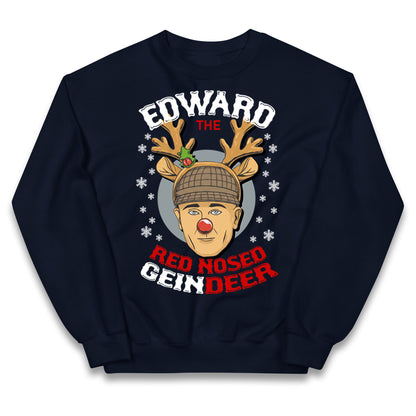 Ed Gein Reindeer Kids Jumper