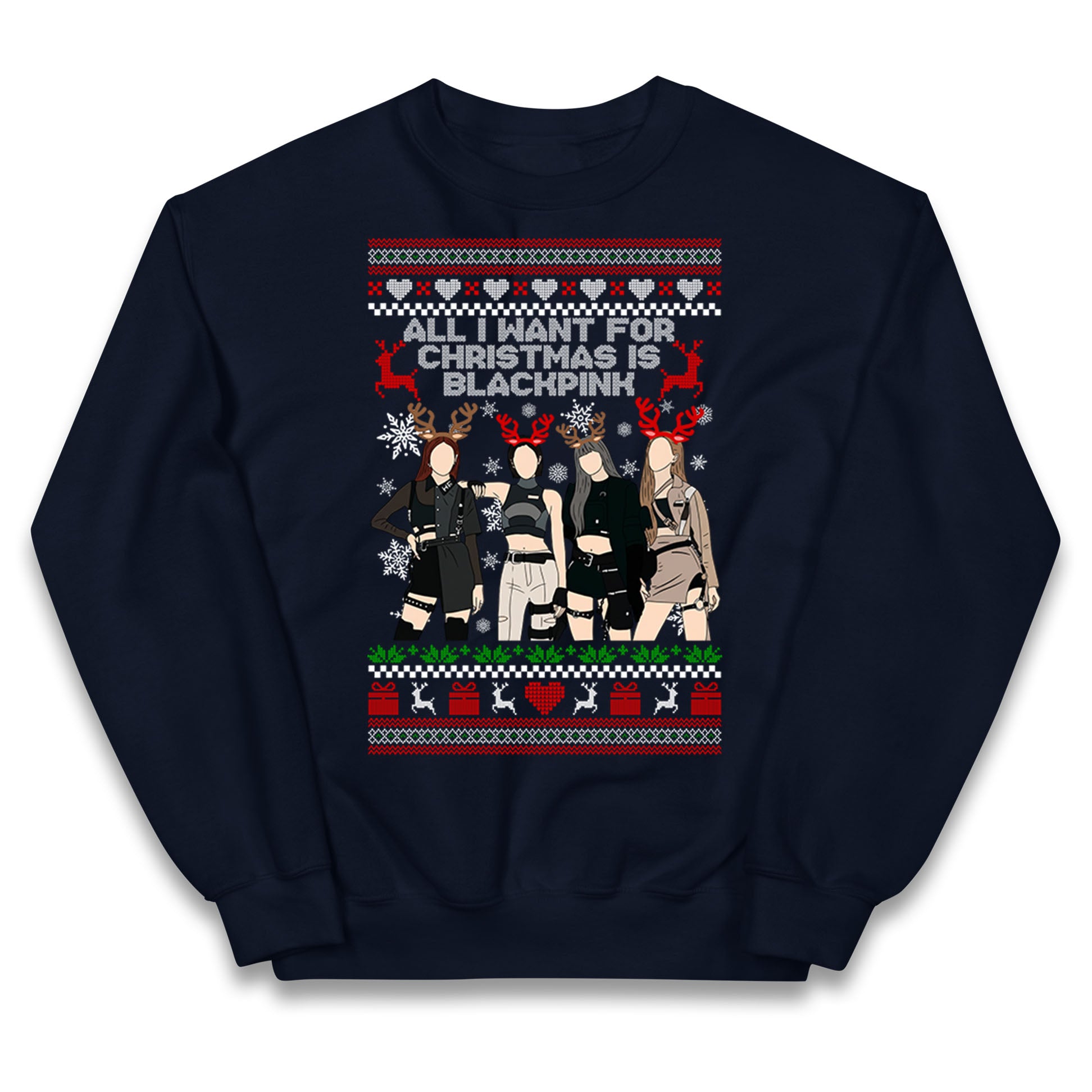 BlackPink Christmas Kids Jumper