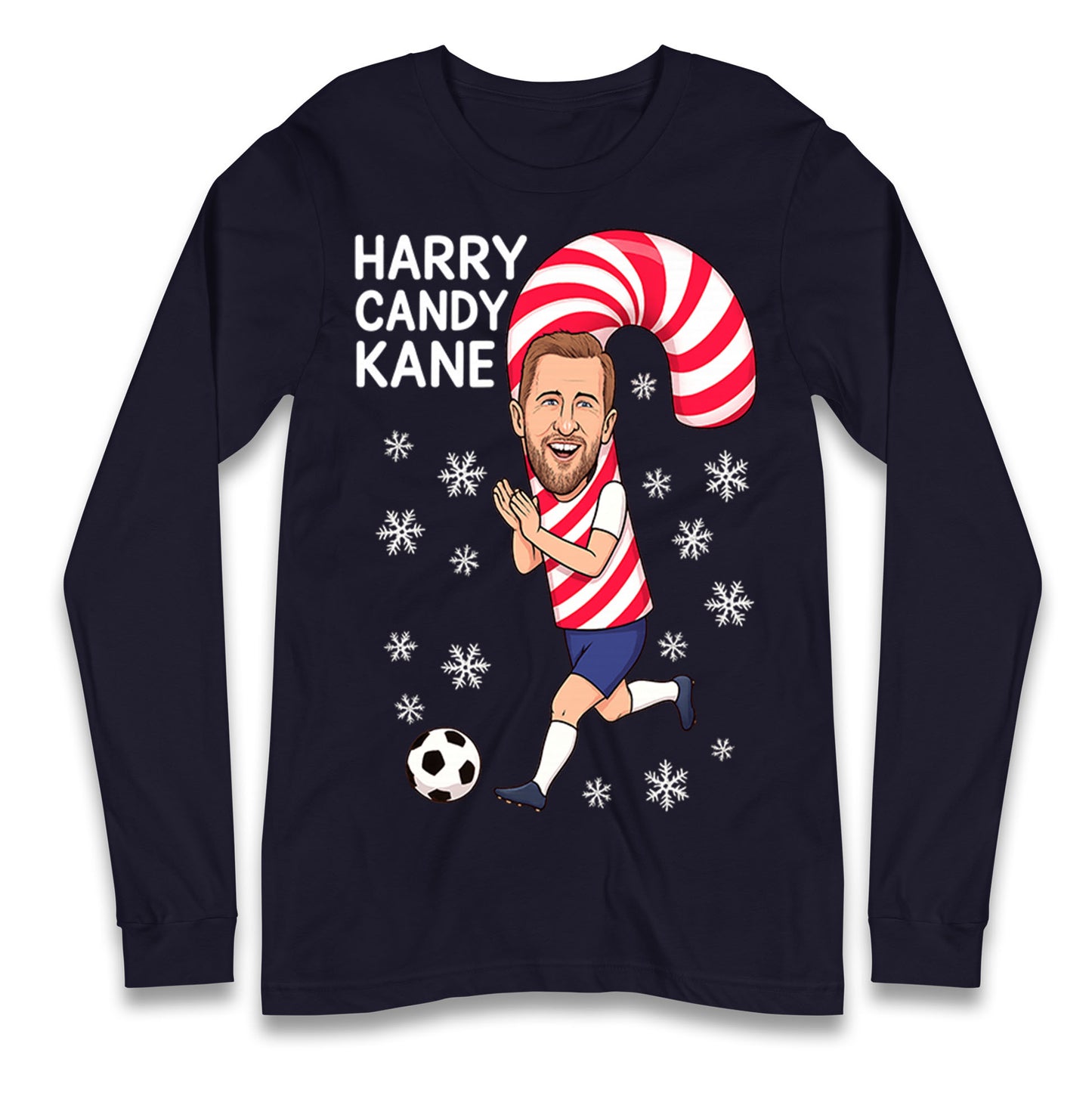 Harry Kane Christmas Longsleeve T Shirt
