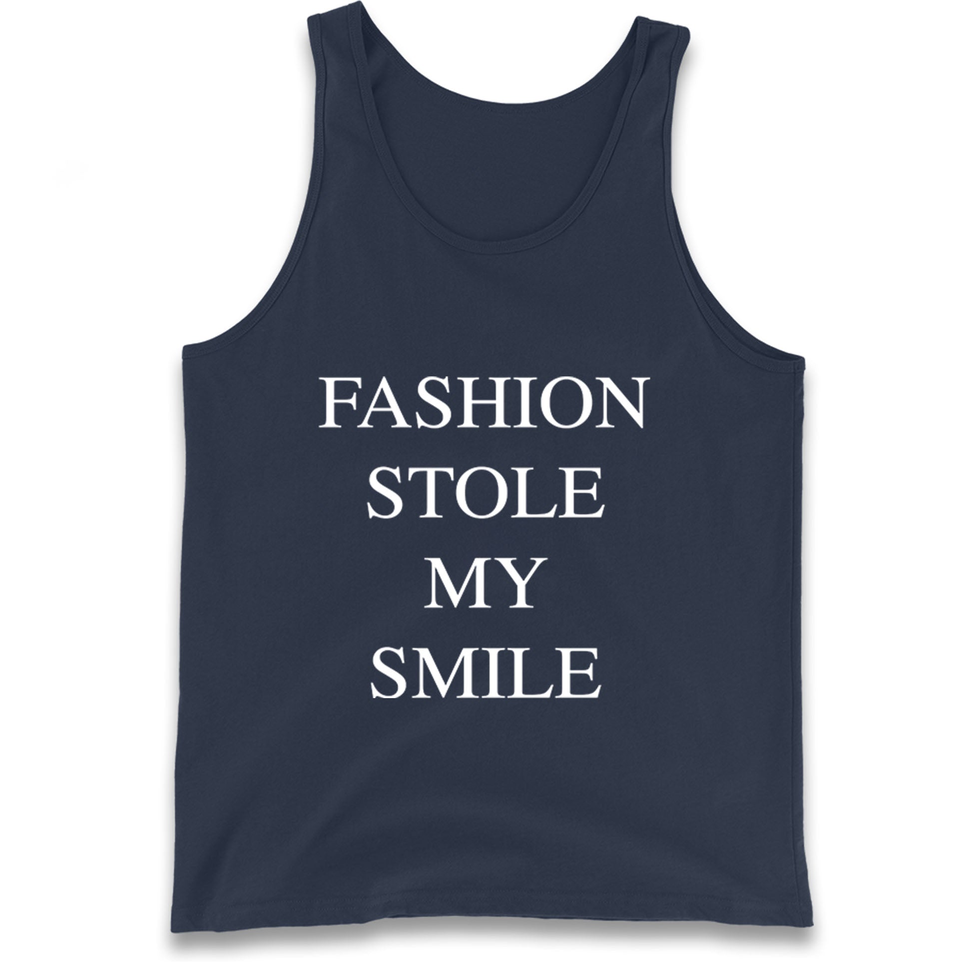 Fashion Stole My Smile Tank Top
