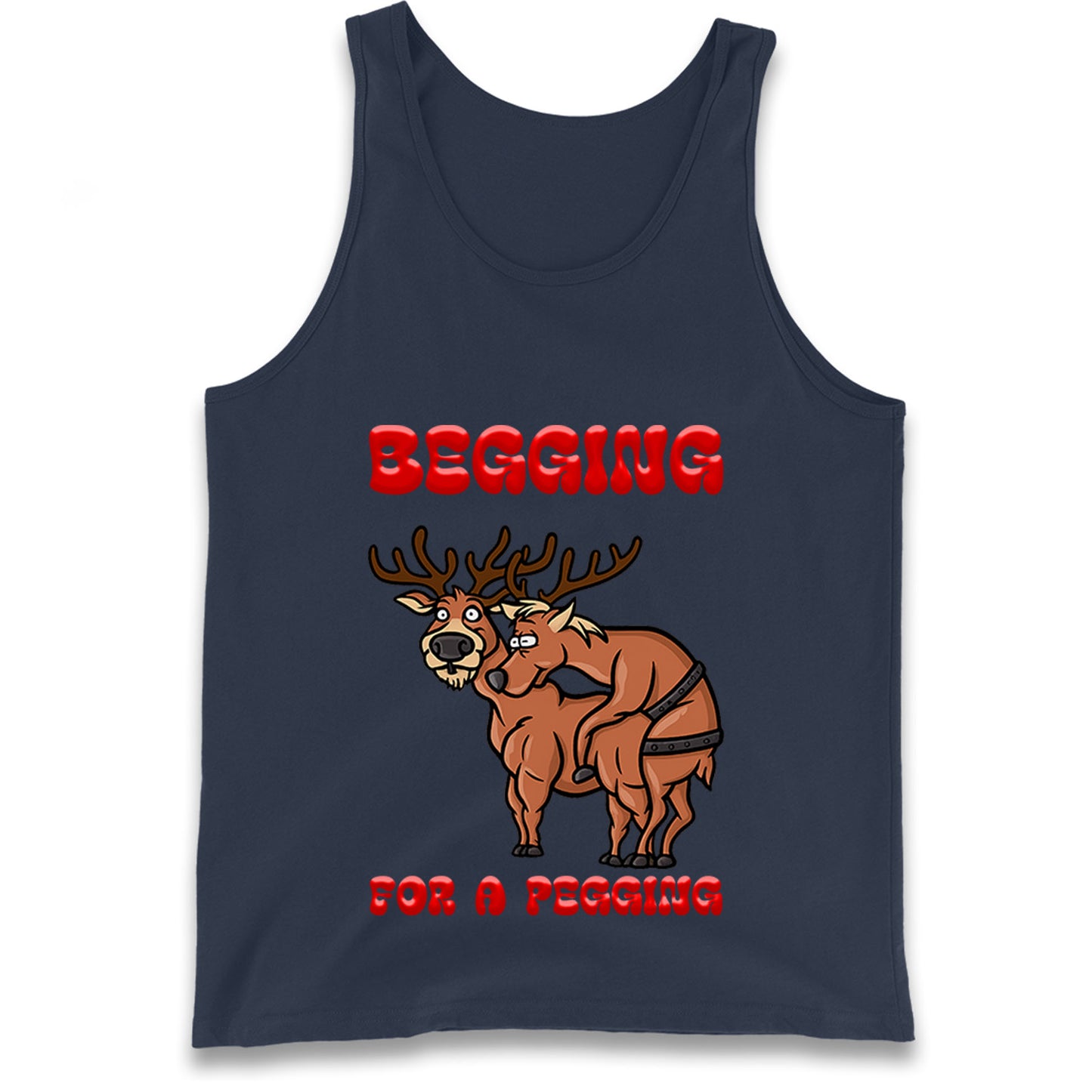 Deer Christmas Tank Top