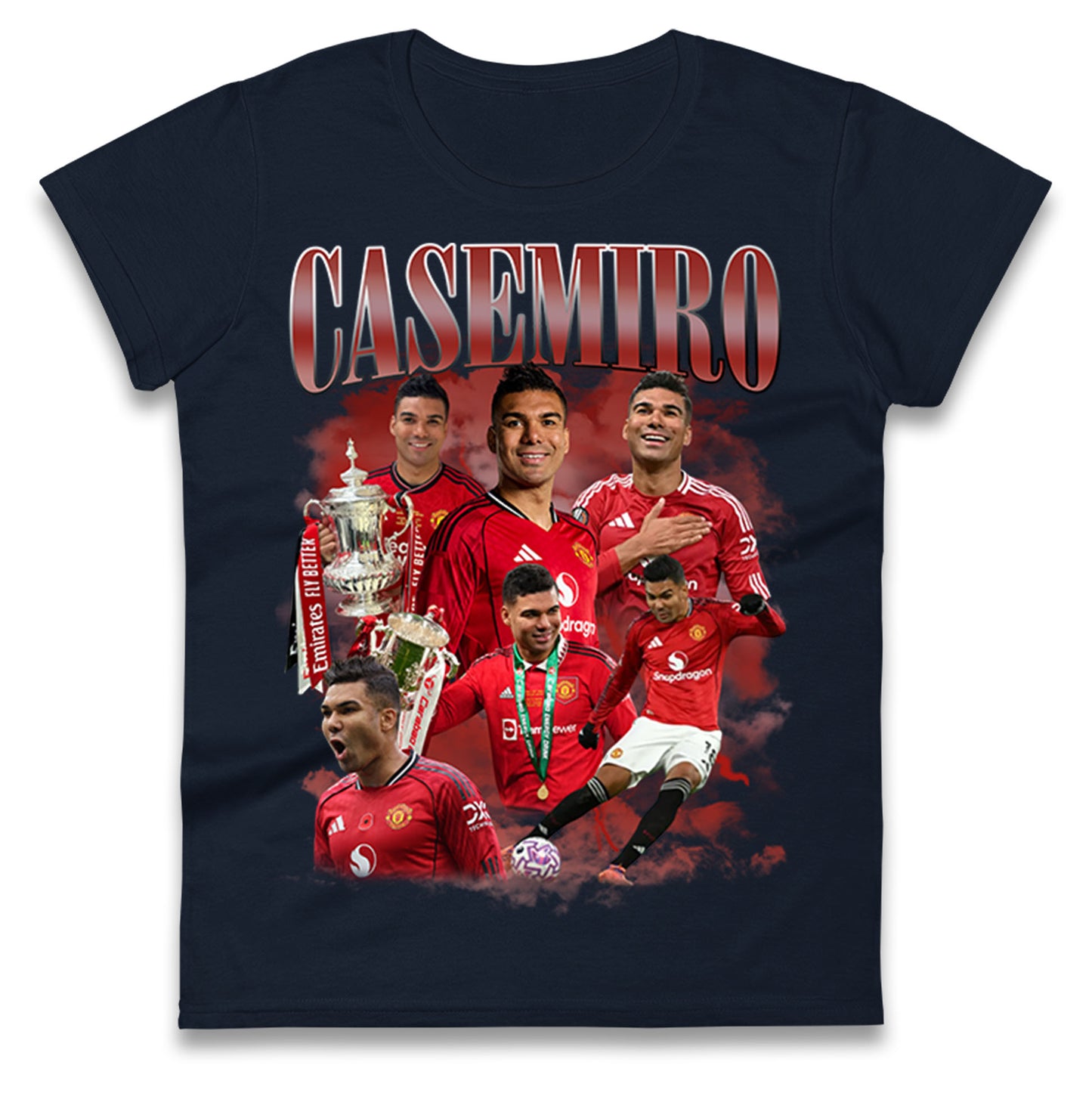 Casemiro Manchester United Ladies T Shirt