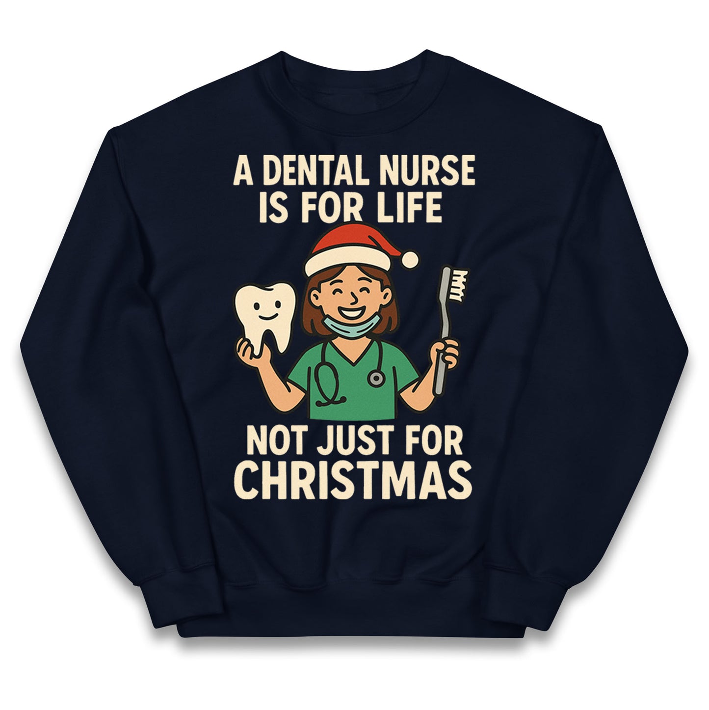 Dental Nurse Christmas Kids Jumper