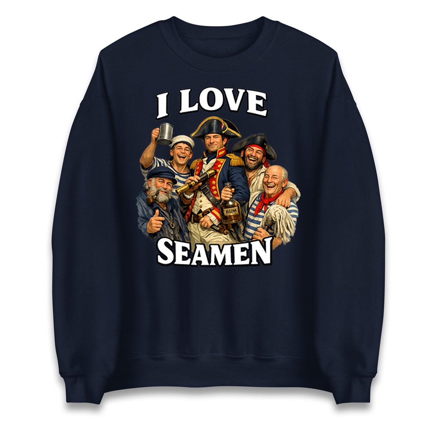 I Love Seamen Funny Cringe Meme Offensive  Jumper