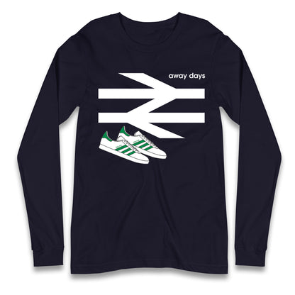 Away Days Celtic Football Club Supporter Long Sleeve T Shirt