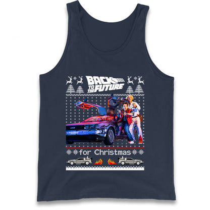 Back To The Future Christmas Tank Top