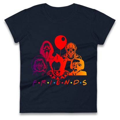 Super Villains Friends Halloween Womens t shirts