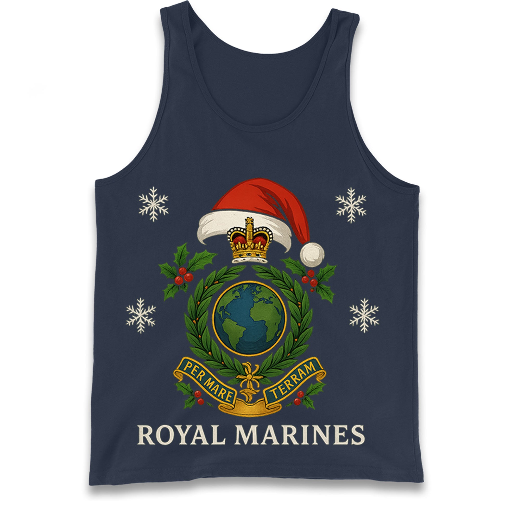Royal Marines Christmas Tank Top