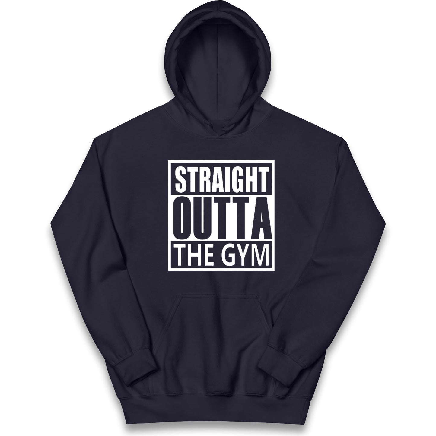 Staight Outta The Gym Kids Hoodie