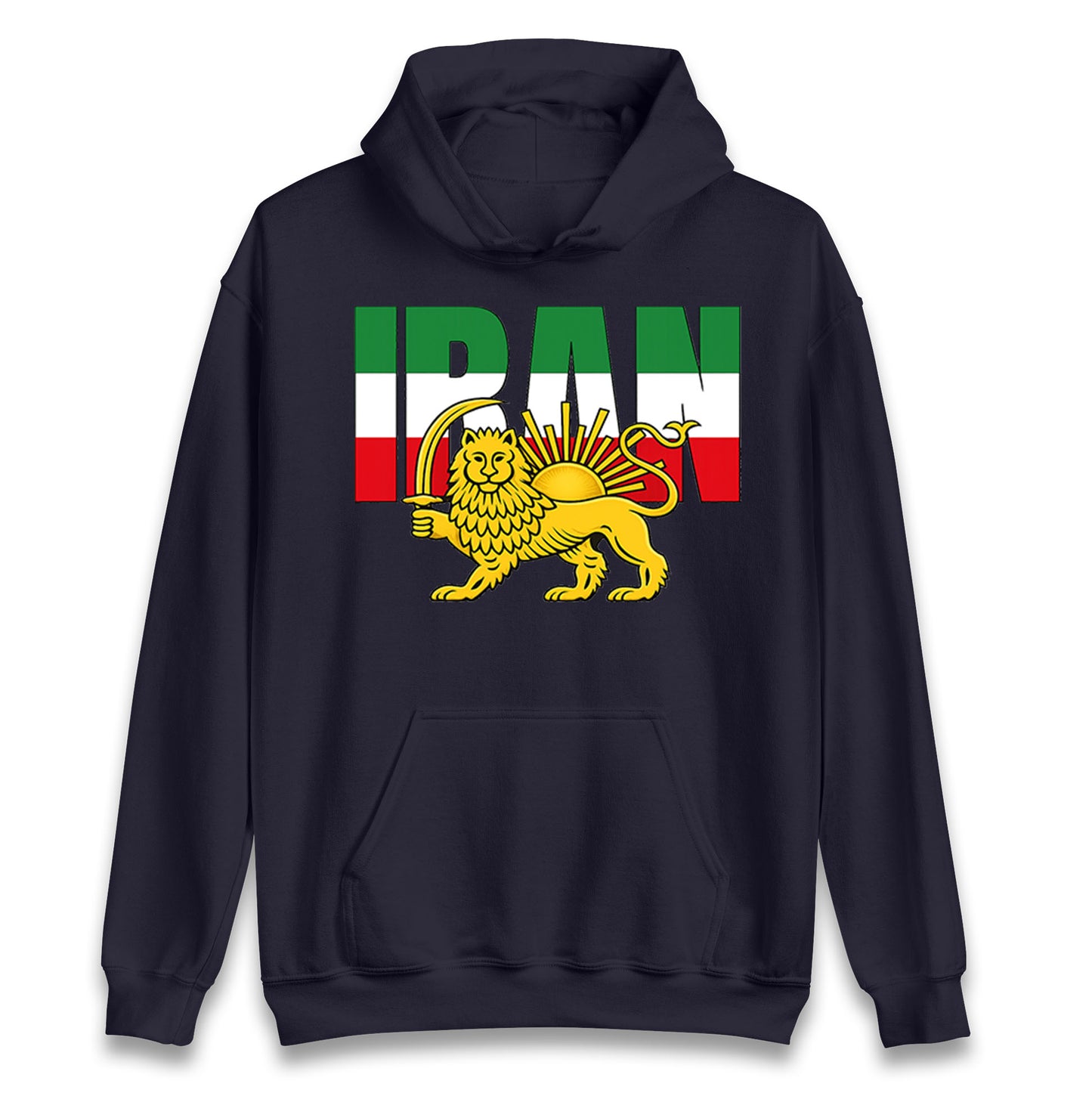 Iran Flag Hoodie 