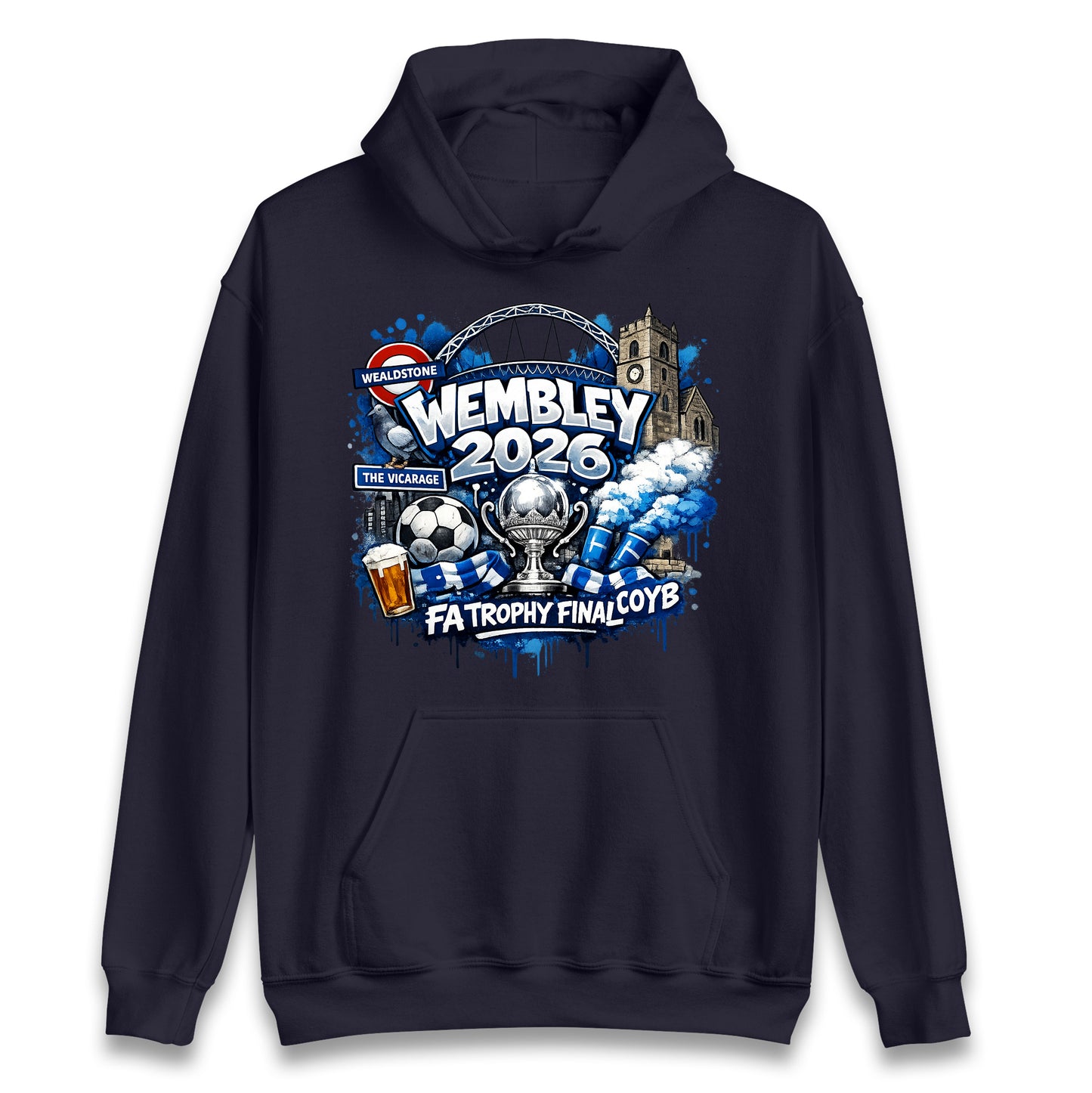 Wealdstone FA Trophy Final Wembley 2026 | Buy FA Trophy Wear Hoodie 