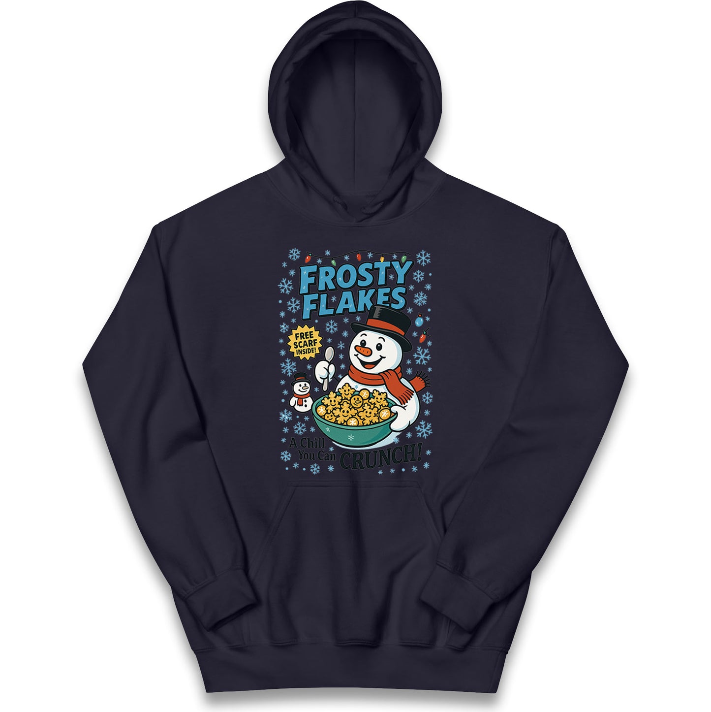 Snowman Christmas Kids Hoodie