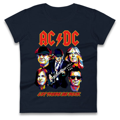 ACDC Let There Be Rock Ladies T Shirt