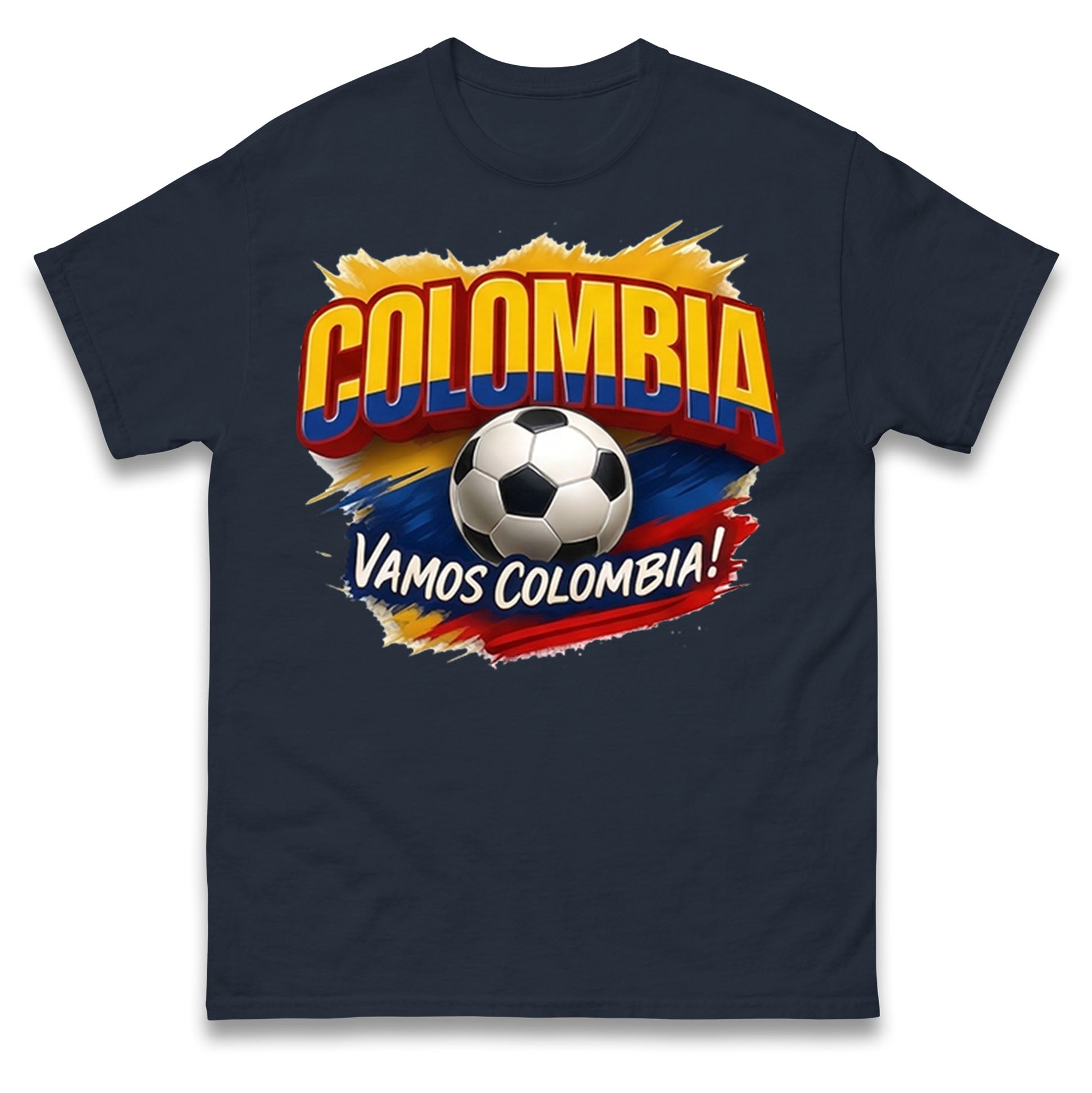Colombia Retro World Cup T Shirt 