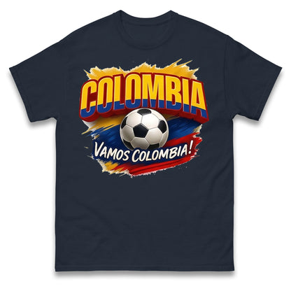 Colombia Retro World Cup T Shirt 