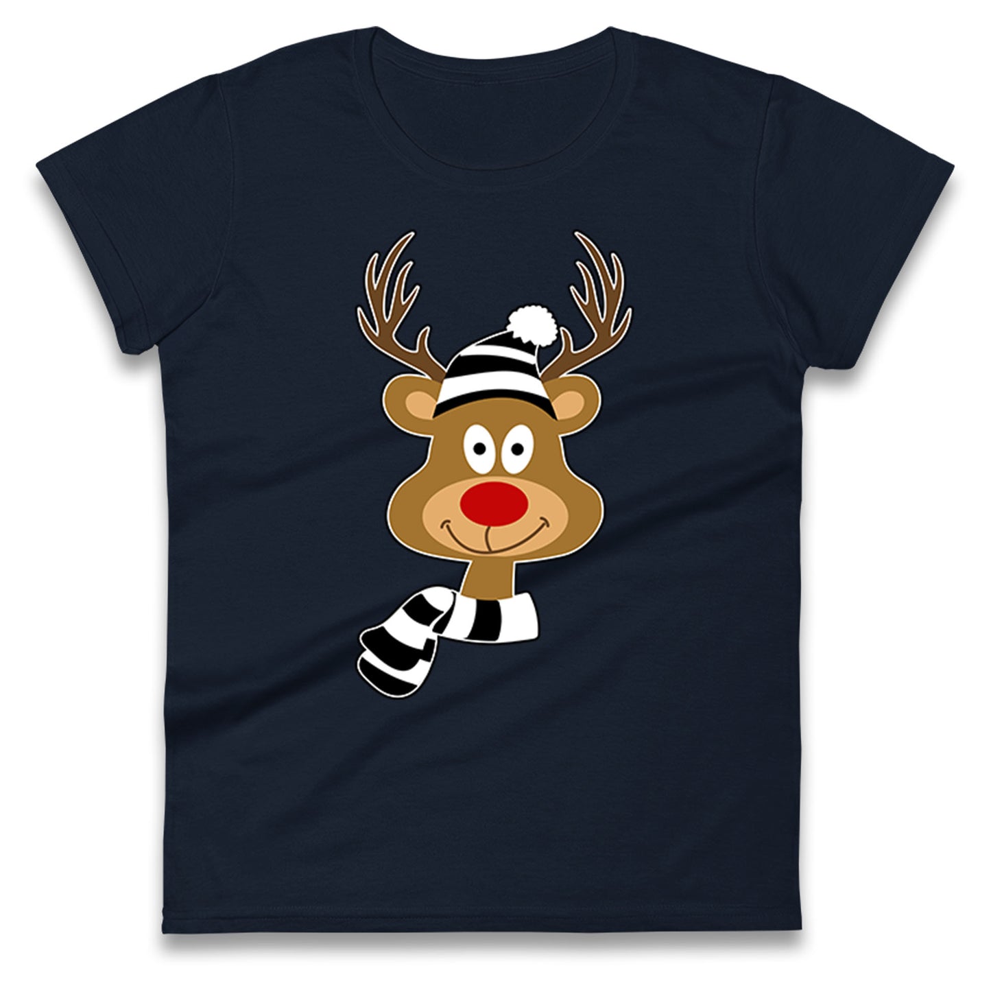 Grimsby Town Rudolph Christmas Ladies T Shirt 