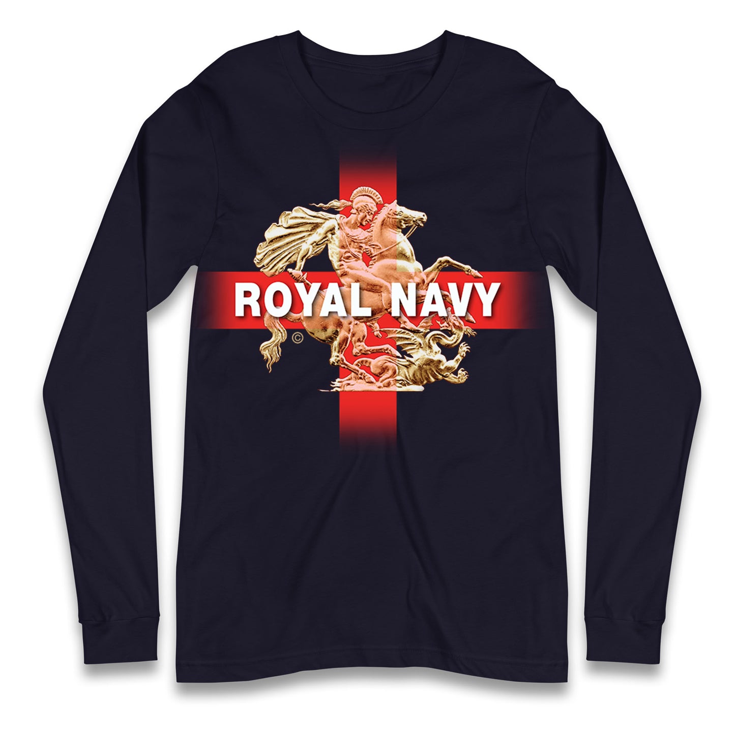 Royal Navy St George and The Dragon Long Sleeve T Shirt