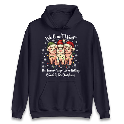 Three Pigs Christmas Hoodie