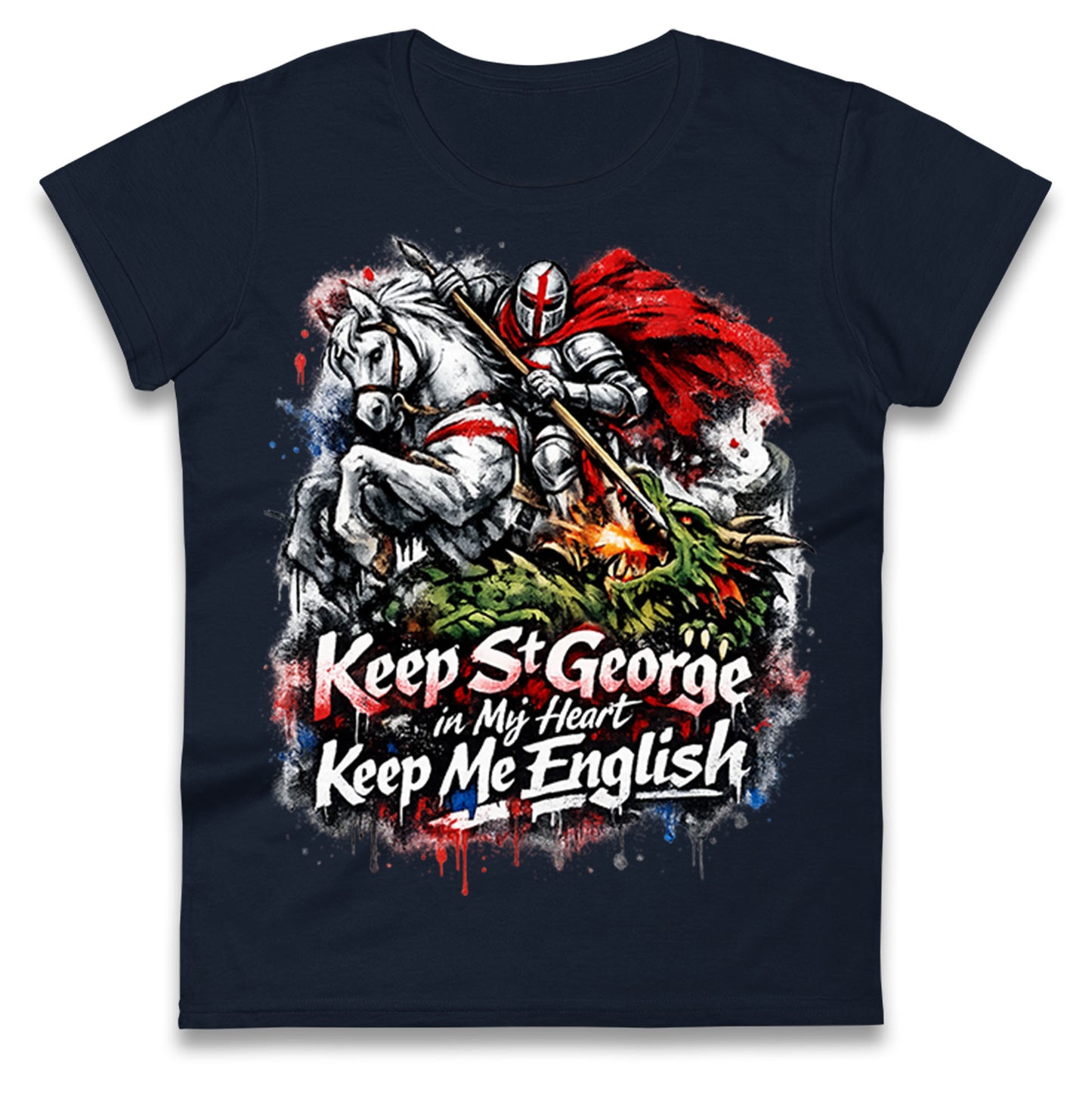 St gorges Cross Ladies T Shirt