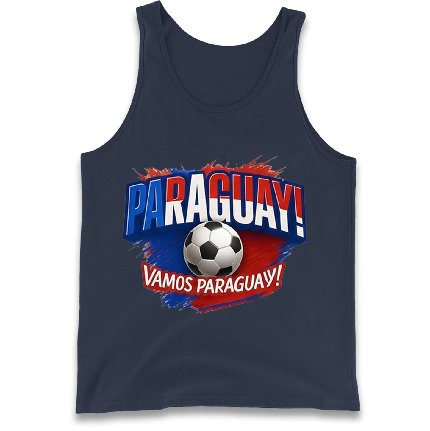 Paraguay Retro World Cup Tank Top