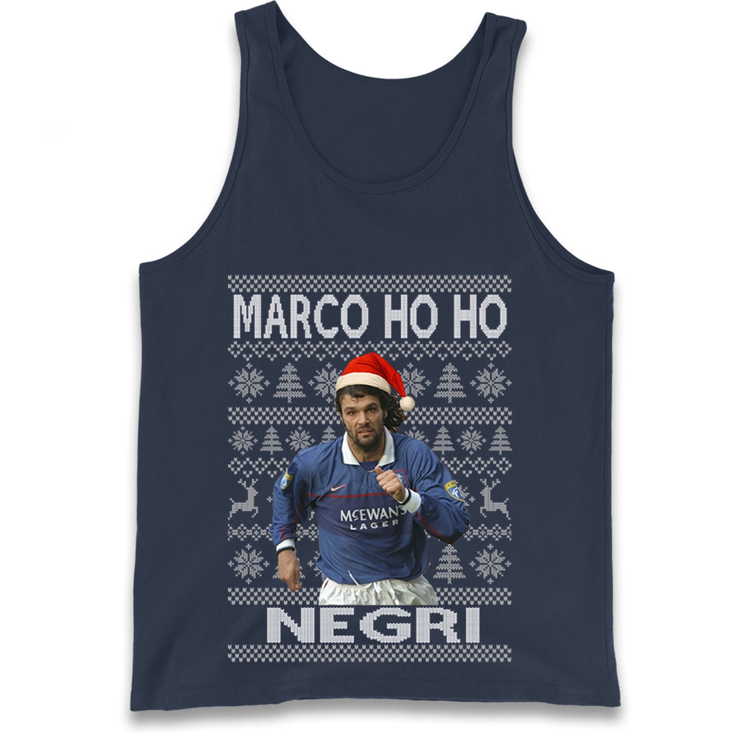Rangers FC Christmas Tank Top