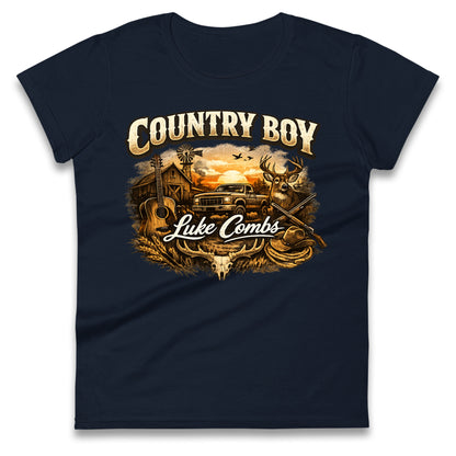 Luke Combs Country Music Ladies T Shirt