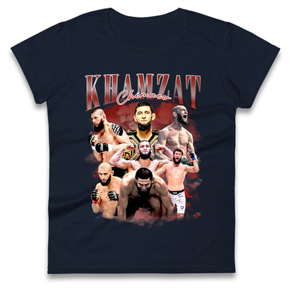 Khamzat Chimaev Ladies T Shirt