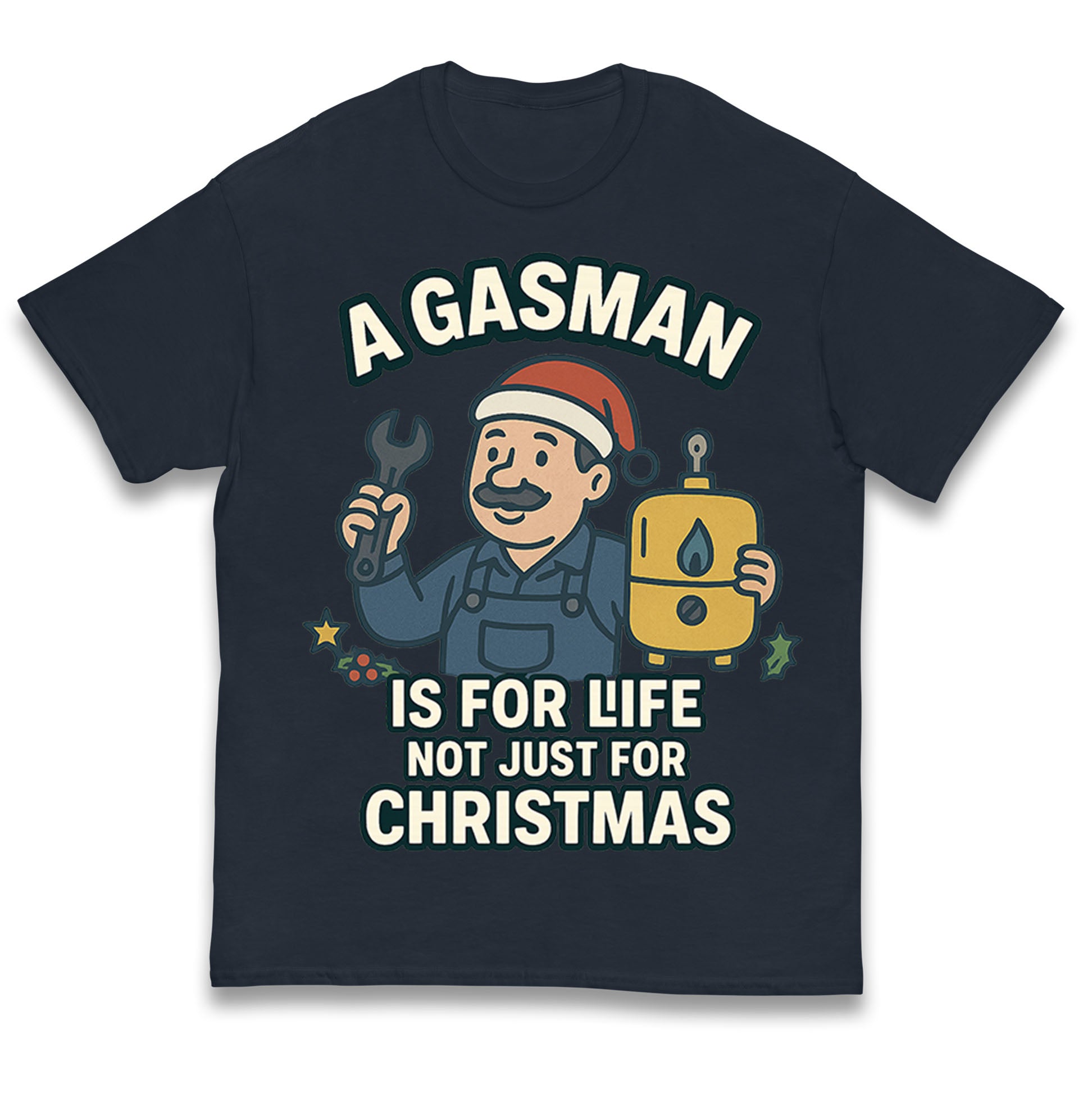 Gasman Christmas Kids T Shirt