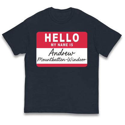 Andrew Mountbatten Windsor Kids T Shirt