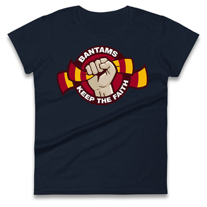 Bradford City Football Ladies T Shirt