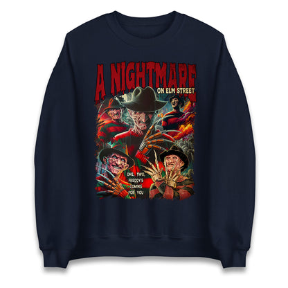 Al Nightmare on Elm Street Freddy Krueger Sweatshirt