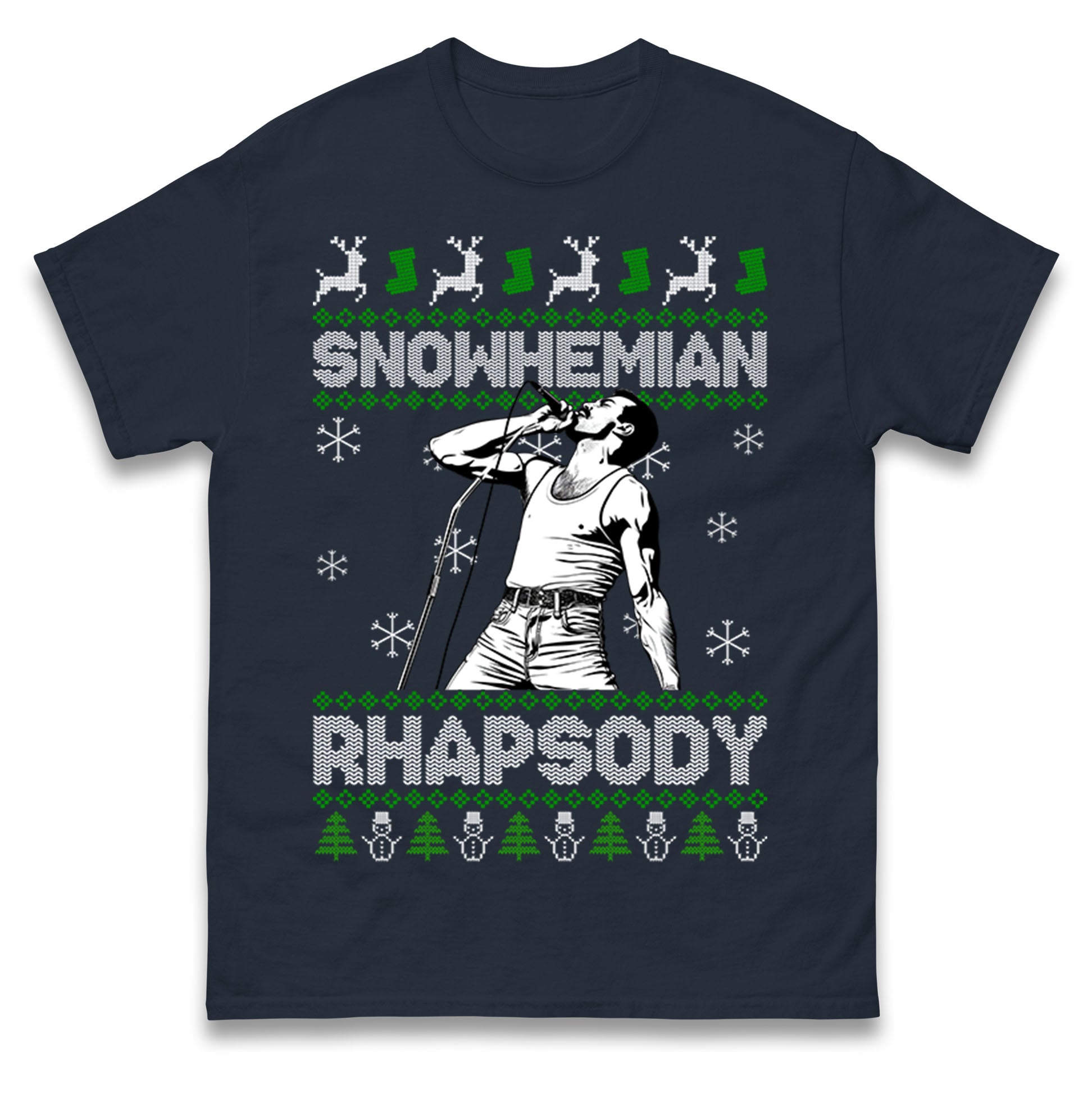 Freddie Mercury Christmas T Shirt