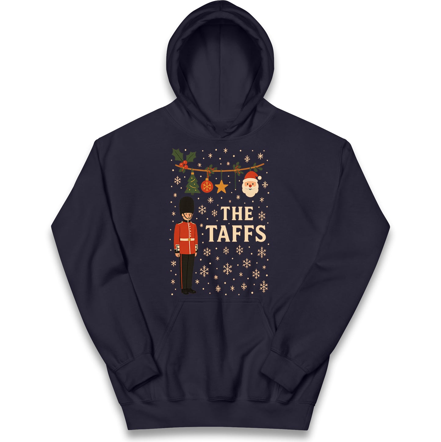 The Taffs Welsh Guards Christmas Kids Hoodie