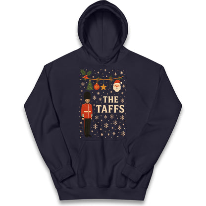 The Taffs Welsh Guards Christmas Kids Hoodie