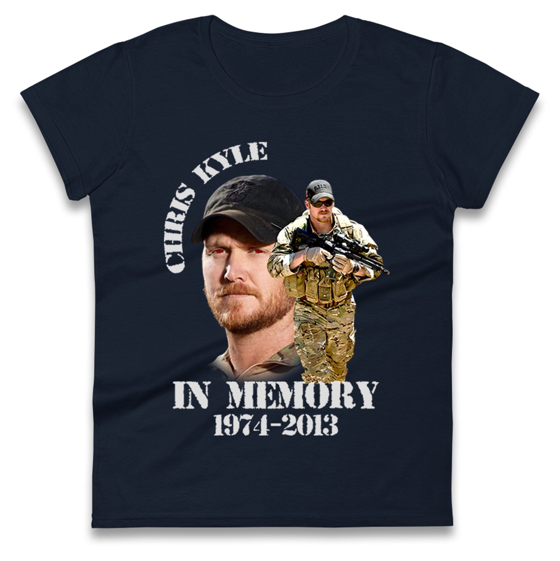 Chris Kyle Memorial Ladies T Shirt