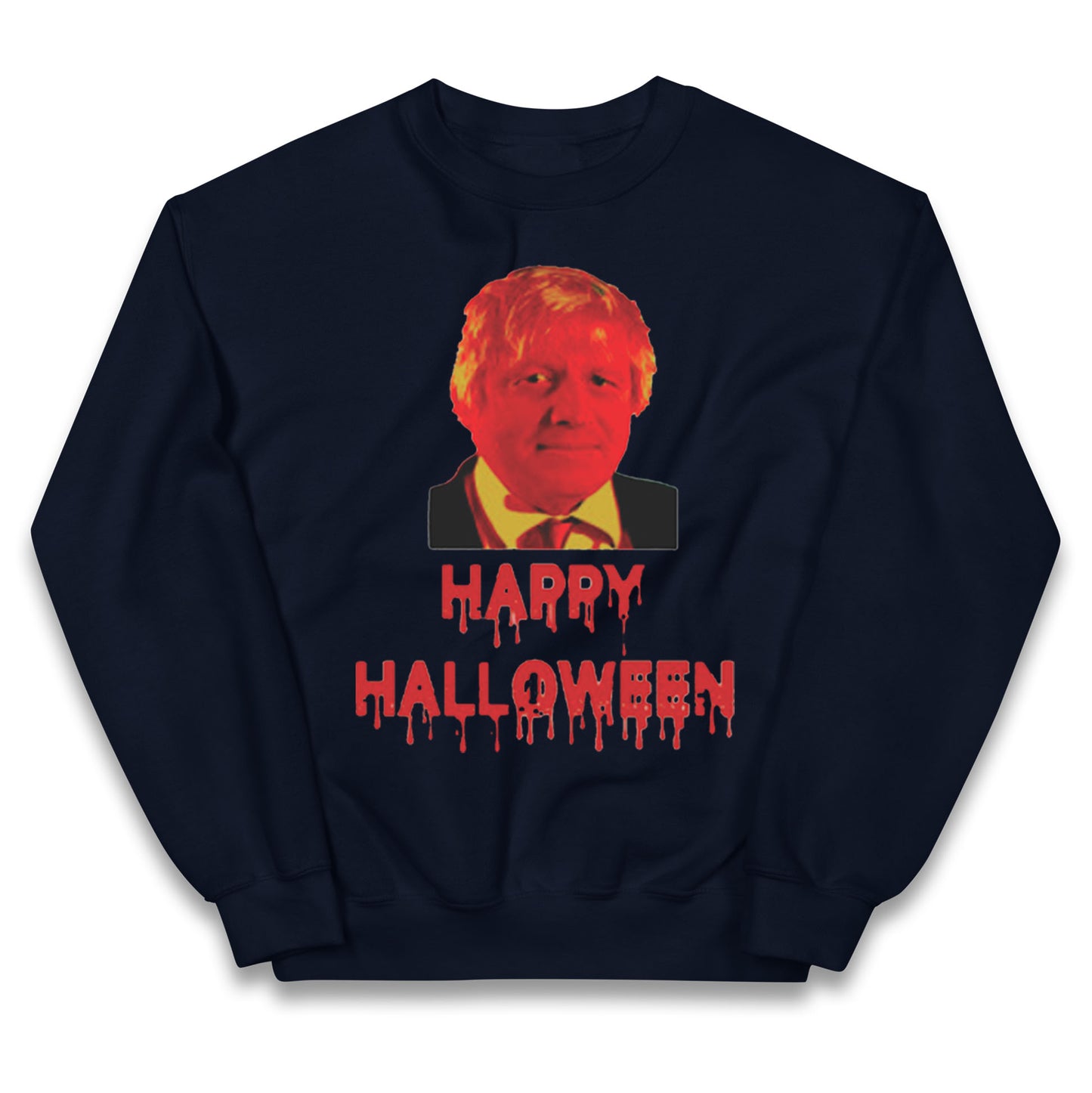 Boris Johnson Happy Halloween Jumper
