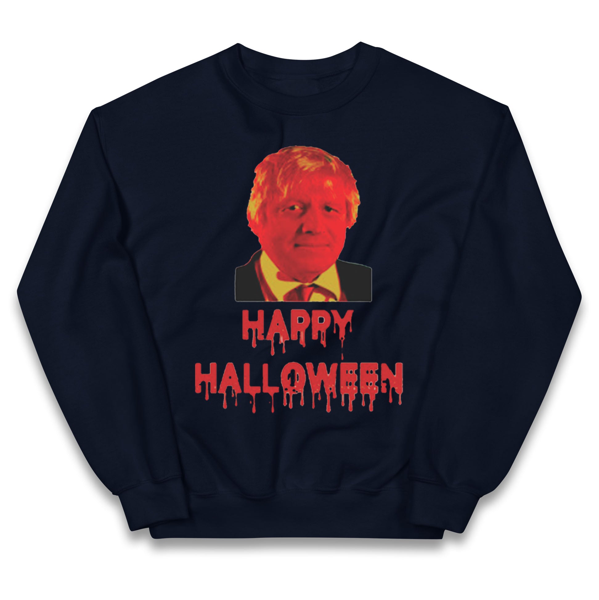 Boris Johnson Happy Halloween Jumper
