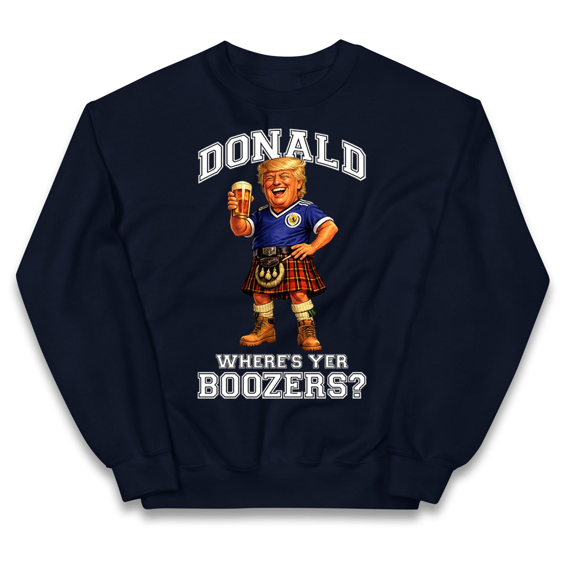 Donald Trump Scotland World Cup Kids Jumper