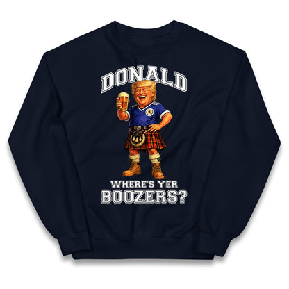 Donald Trump Scotland World Cup Kids Jumper