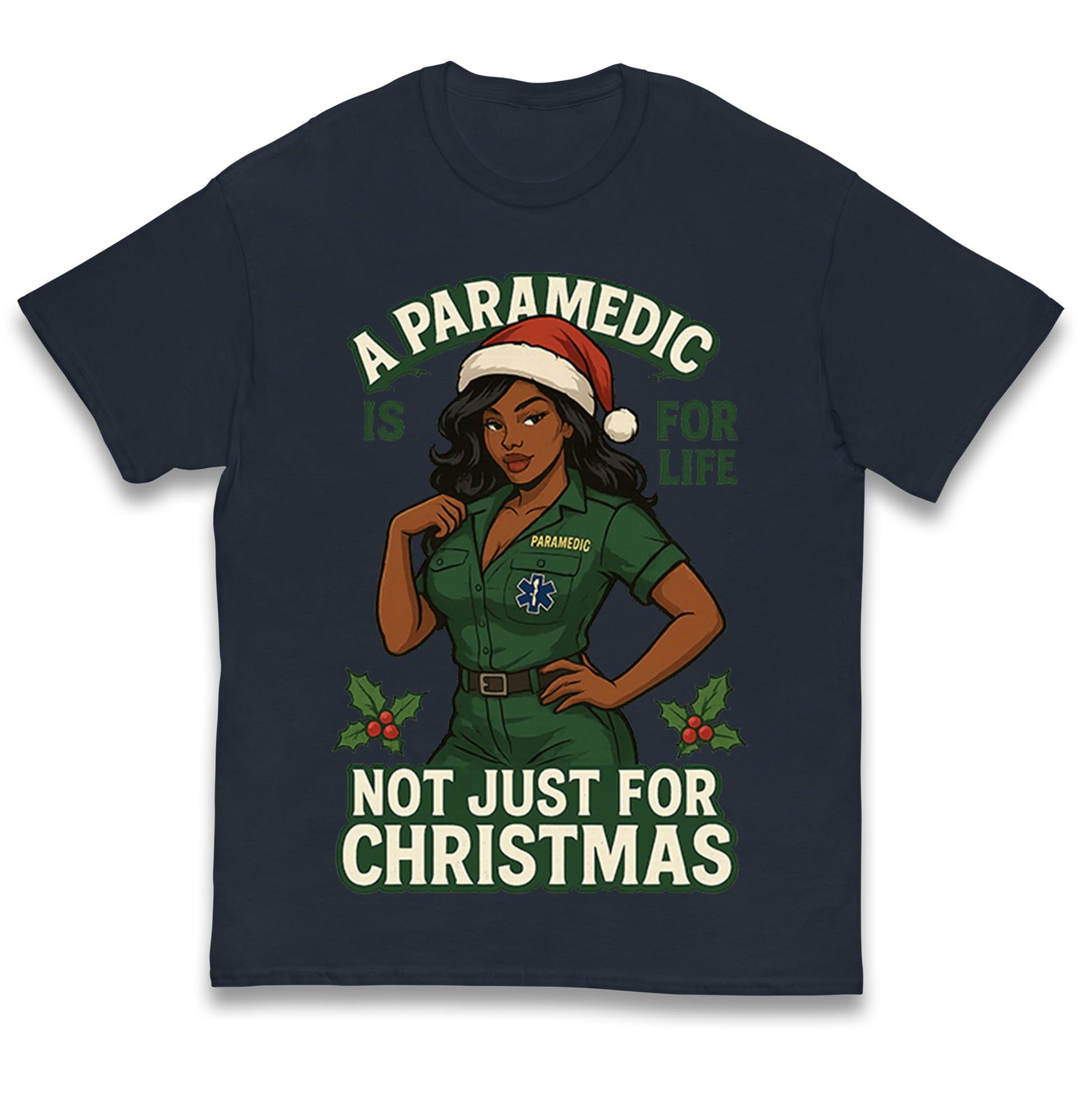 Paramedic Xmas Kids T Shirt