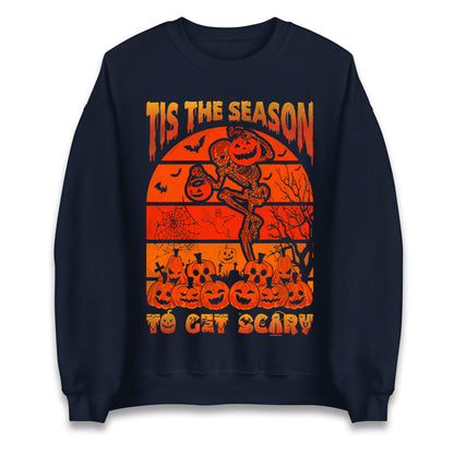 Tis The Season To Get Scary Halloween Sweatshirt
